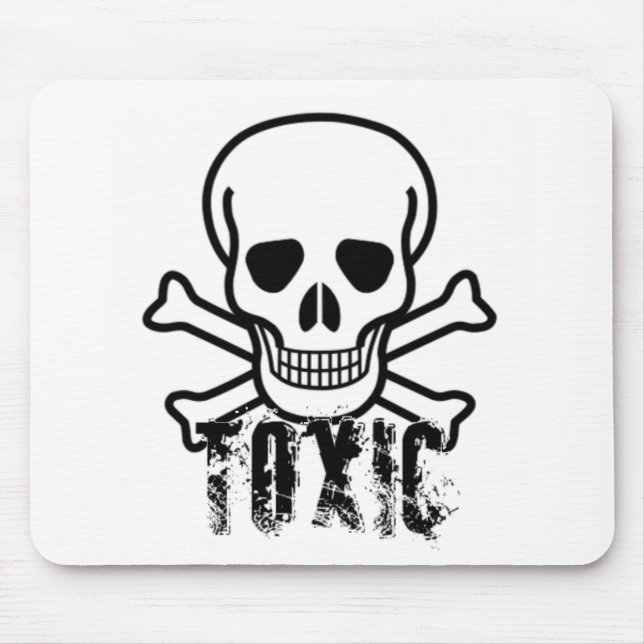 Mousepad Crânio tóxico (Frente)