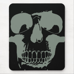 Mousepad Crânio verde