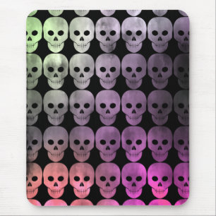 Mousepad Crânios sujos do Dia das Bruxas