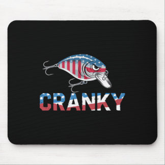 Mousepad Cranky Usa Crankit Pesca Dia dos Pais 