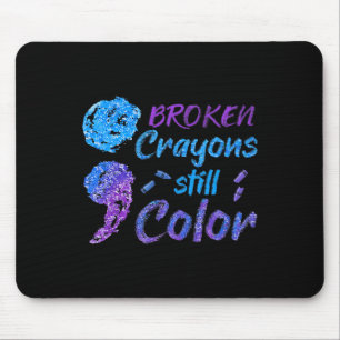 Mousepad Crayons Partidos Ainda Conscientes do Suicídio Col
