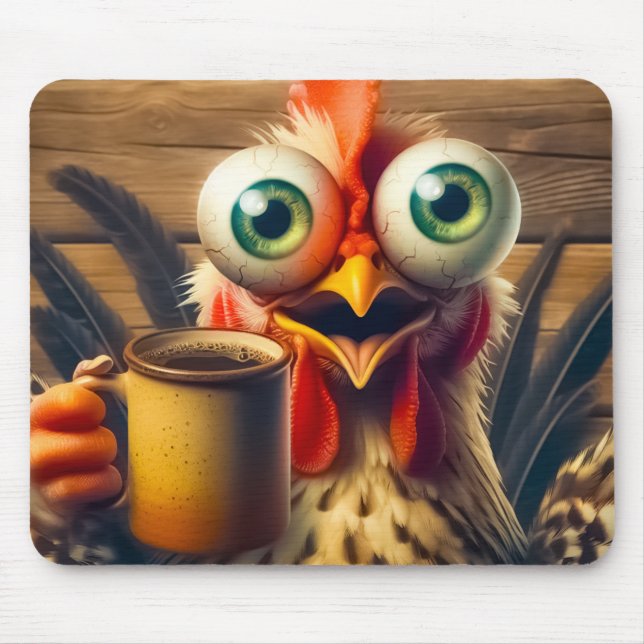 Mousepad Crazy Chicken (Frente)