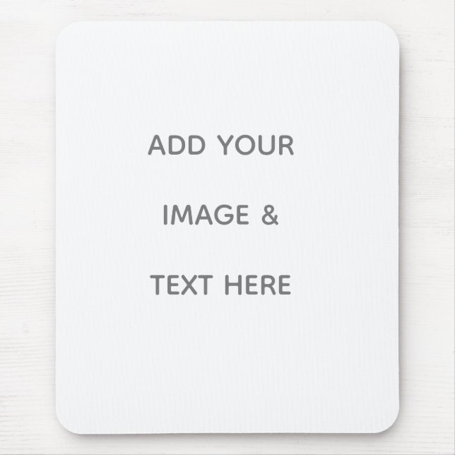 Mousepad Create Your Own white  (Frente)