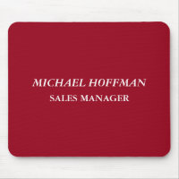 Creative Carmine Red Minimalist Classical Italic