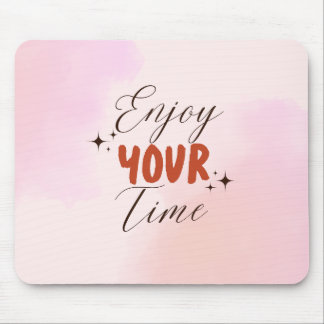 Mousepad Creme Red Pink Creative Watercolor Aproveite seu t