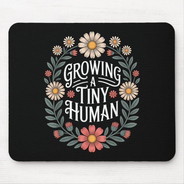 Mousepad Crescendo Um Pequeno Anúncio De Gravidez De Pai Da (Frente)