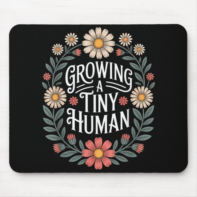 Mousepad Crescendo Um Pequeno Anúncio De Gravidez De Pai Da (Frente)