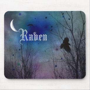 Mousepad Crescent Moon Night