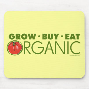 Mousepad Crescer, Comprar, Comer Orgânico
