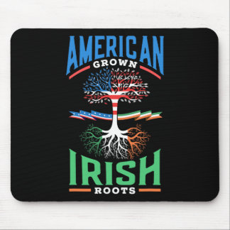Mousepad Crescido Americano Raízes Irlandesas Dia de São Pa