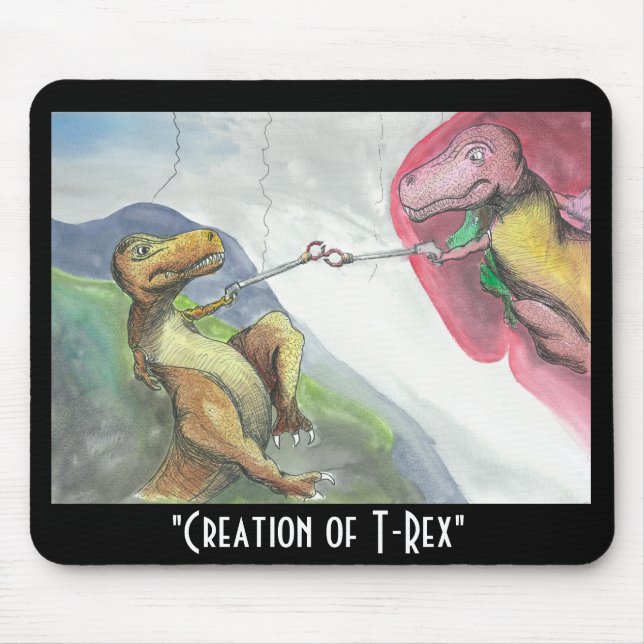 Mousepad Criação de T-Rex (Frente)
