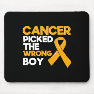 Mousepad Criança Cancer Rapaz Fita Tumor Pediatra Chi