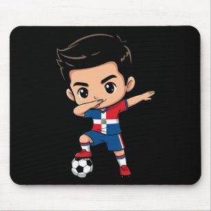 Mousepad Criança Dominicana República Dominicana Bandeira P