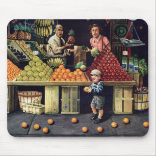 Mousepad Criança e laranjas