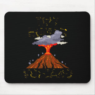 Mousepad Criança Engraçada Citação Vulcão Humano Pequeno Me