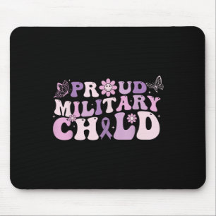 Mousepad Criança Militar Orgulhosa Purpura Para Crianças Mi