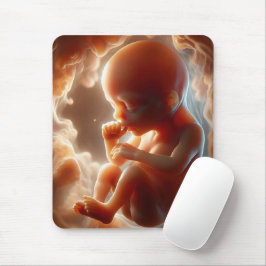 Mousepad Criança Não Nascida Suando O Polegar