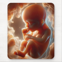 Mousepad Criança Não Nascida Suando O Polegar