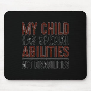 Mousepad Criança Tem Habilidades Especiais Não Deficiências