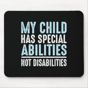 Mousepad Criança Tem Habilidades Especiais Não Deficiências