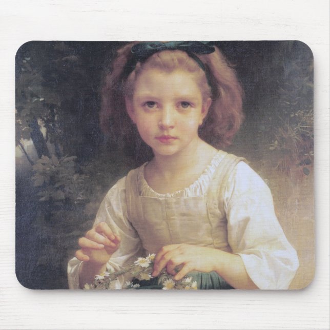 Mousepad Criança Travando uma Coroa, Bouguereau (Frente)