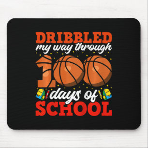Mousepad Crianças 100º Dia de Meninos Escolares Bysketbyll 