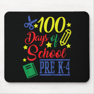 Mousepad Crianças 100 Dias De Pré-k Escolar 4