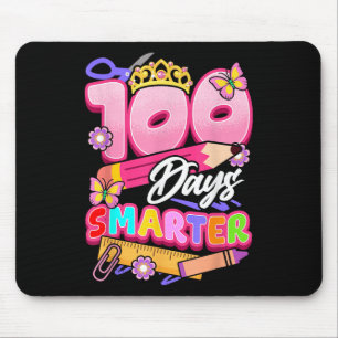 Mousepad Crianças 100 Dias Mais Inteligentes Meninas 100º D