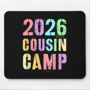 Mousepad Crianças 2026 acampamento de primos férias em famí