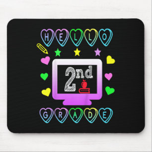 Mousepad Crianças Alô, segundo, 1º Dia da Faculdade Secon