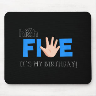 Mousepad Crianças Alto 5 - Legal Aniversário de criança Gif