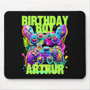 Mousepad Crianças Arthur Birthday Boy Video Game Aniversári