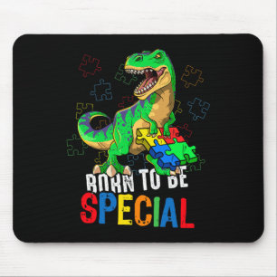 Mousepad Crianças Autismo Sensibilização Dino Autism Toddle