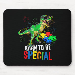 Mousepad Crianças Autismo Sensibilização Dino Autista Toddl