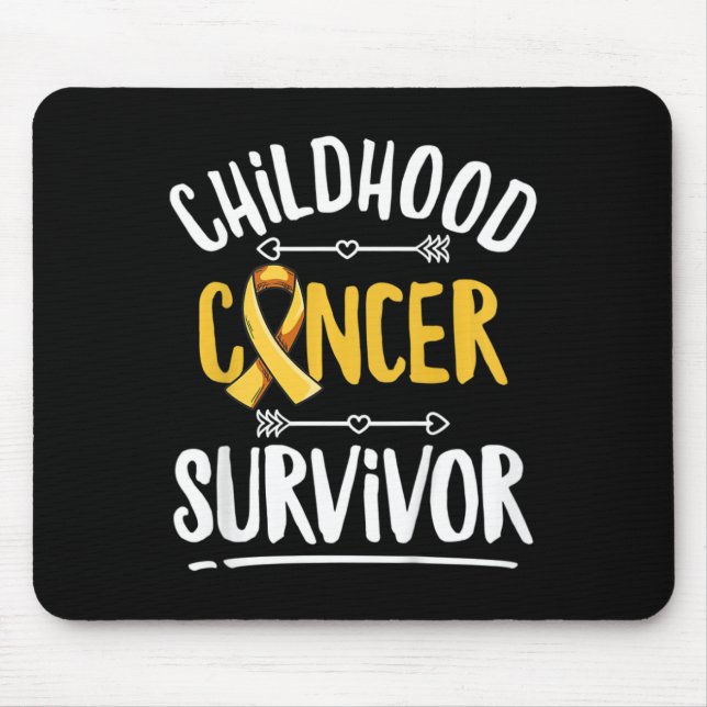 Mousepad Crianças Cancer de Design para infância para um ba (Frente)