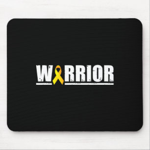 Mousepad Crianças Cancer Guerreiro Infantil Ouro Pediátrico