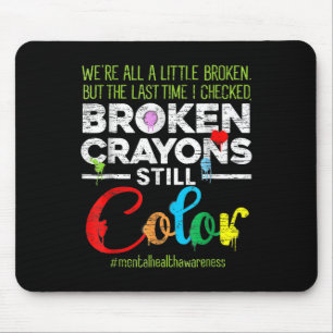 Mousepad Crianças Coloridas Ainda Podem Colorir Saúde Menta