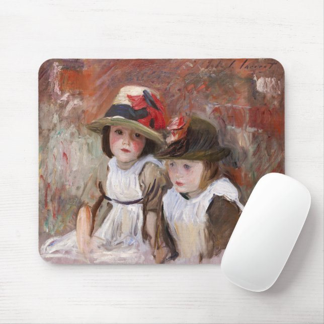 Mousepad Crianças da Aldeia com Chapéu de Sol por John Sing (Com mouse)