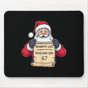 Mousepad Crianças da Lista Travessa de Papai Noel que Dizem