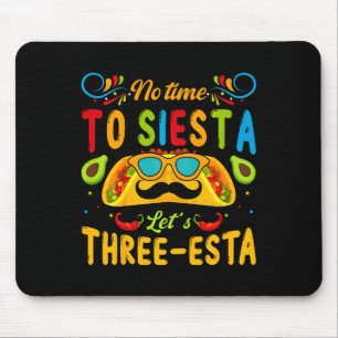 Mousepad Crianças De 3 Anos Fiesta Mexicana Sem Tempo Para 