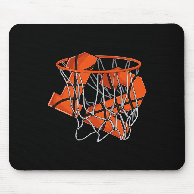 Mousepad Crianças de basquete de aniversário de 12 (Frente)