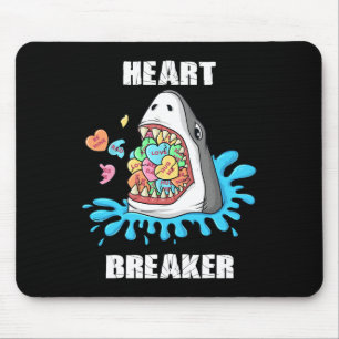 Mousepad Crianças de Diversão de Coração de Tubarão-dia de 