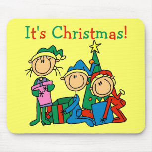 Mousepad Crianças de fotos de Natal São Camisetas e present