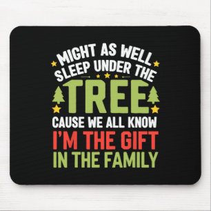 Mousepad Crianças de Natal Engraçadas Meninas Pijama de Nat