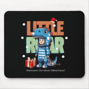 Mousepad Crianças de Natal Rajam Dinossauros Crianças Menin