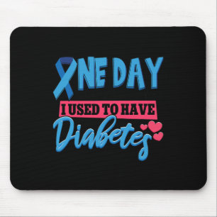 Mousepad Crianças de Sensibilização para o Diabetes Azul