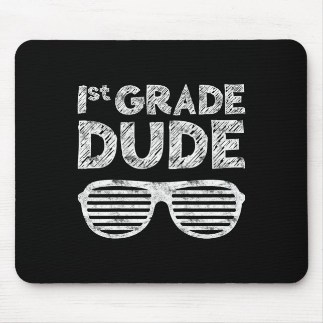 Mousepad Crianças Do 1º Ano Da rua De Volta À Escola (Frente)