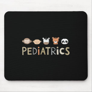 Mousepad Crianças Enfermeiras Pediátricas Peds Cute Animais