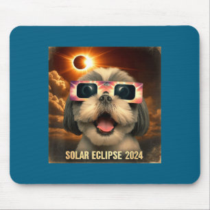 Mousepad Crianças Engraçadas Selfie Shih Tzu Mulheres Homen