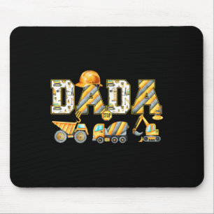 Mousepad Crianças Escavadoras Funny Dada Correspondendo Fa